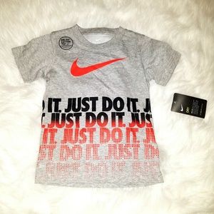 Nike Gray Dri Fit Graphic Tee